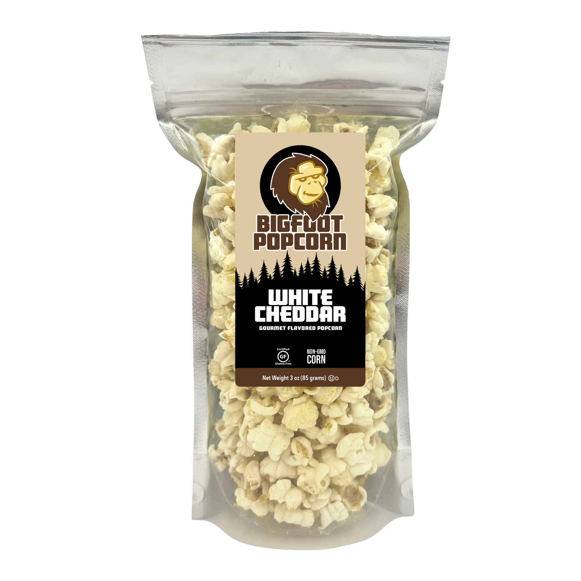 White Cheddar Flavored Popcorn | Bigfoot Popcorn