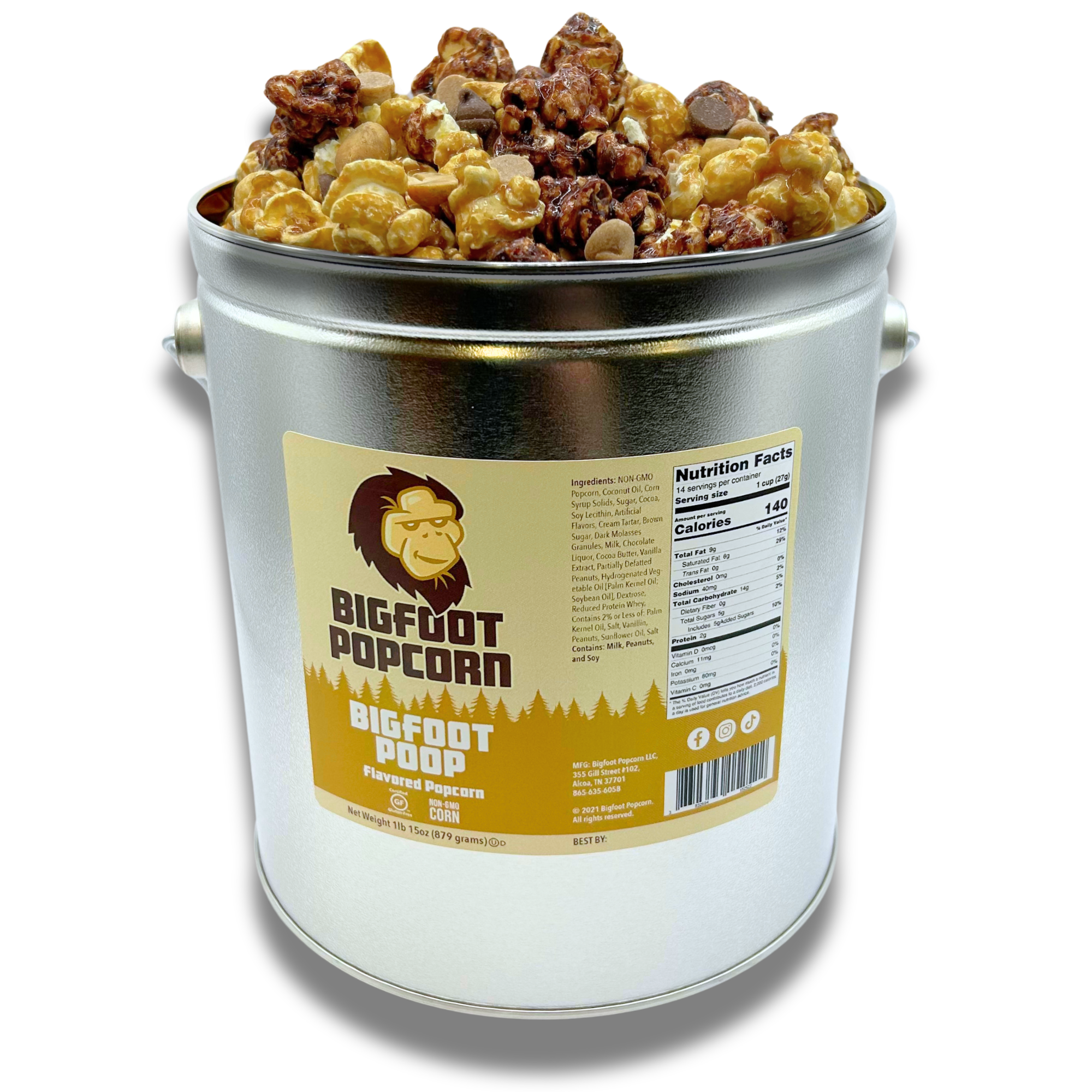 Bigfoot Poop Tin | Bigfoot Popcorn
